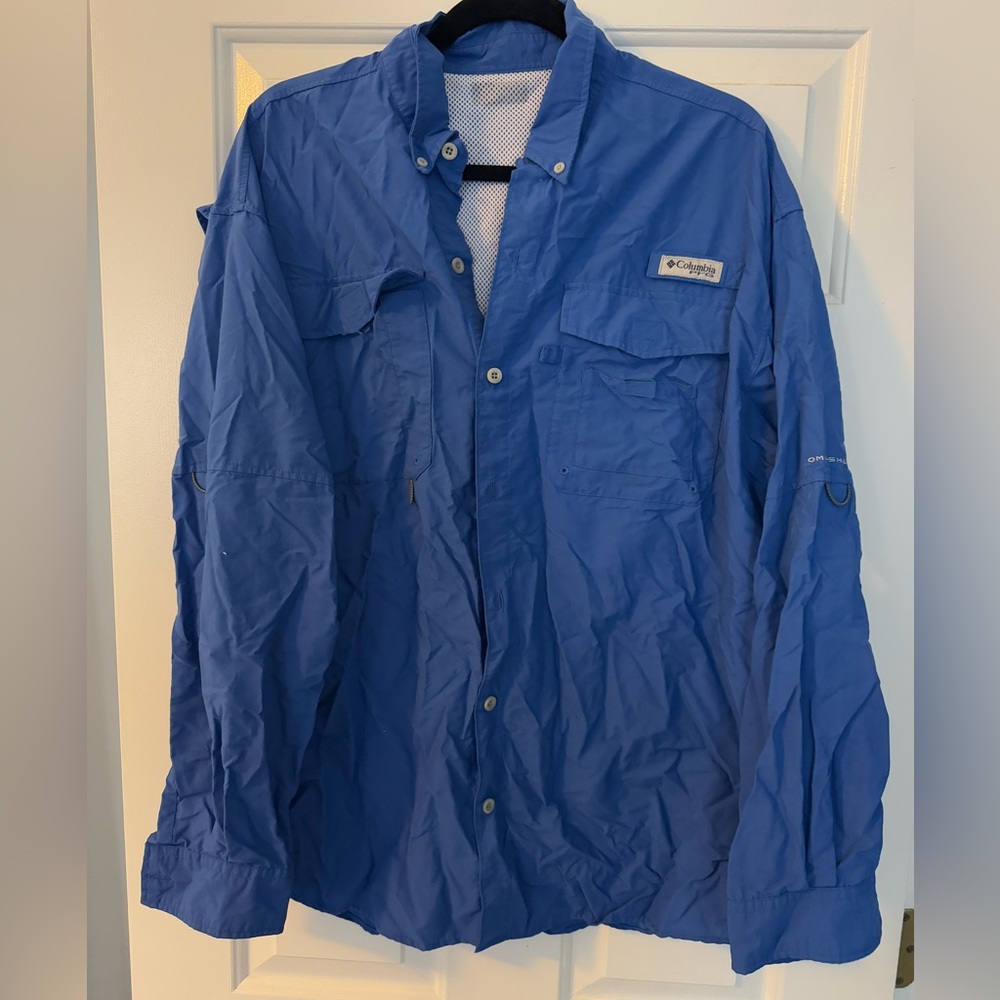 Columbia PFG long sleeve shirt, size XL